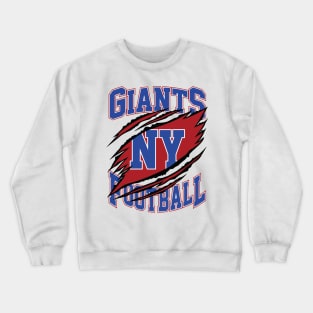 New York Giants Football Crewneck Sweatshirt